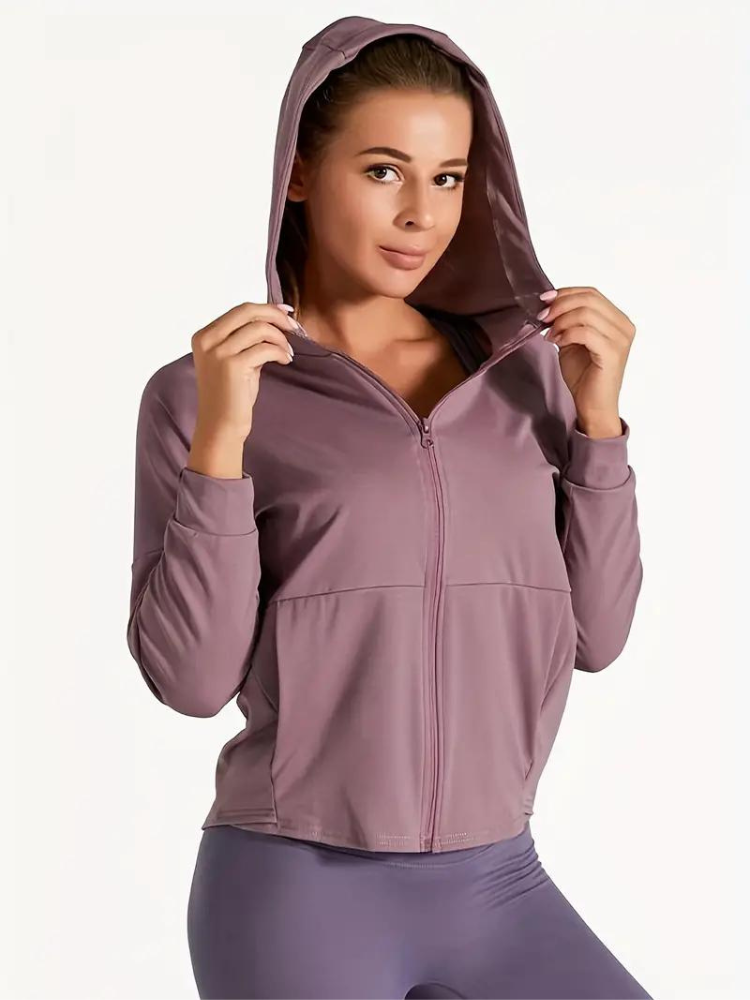 Symphony l Schnelltrocknende Sport-Kapuzenjacke mit Reißverschluss