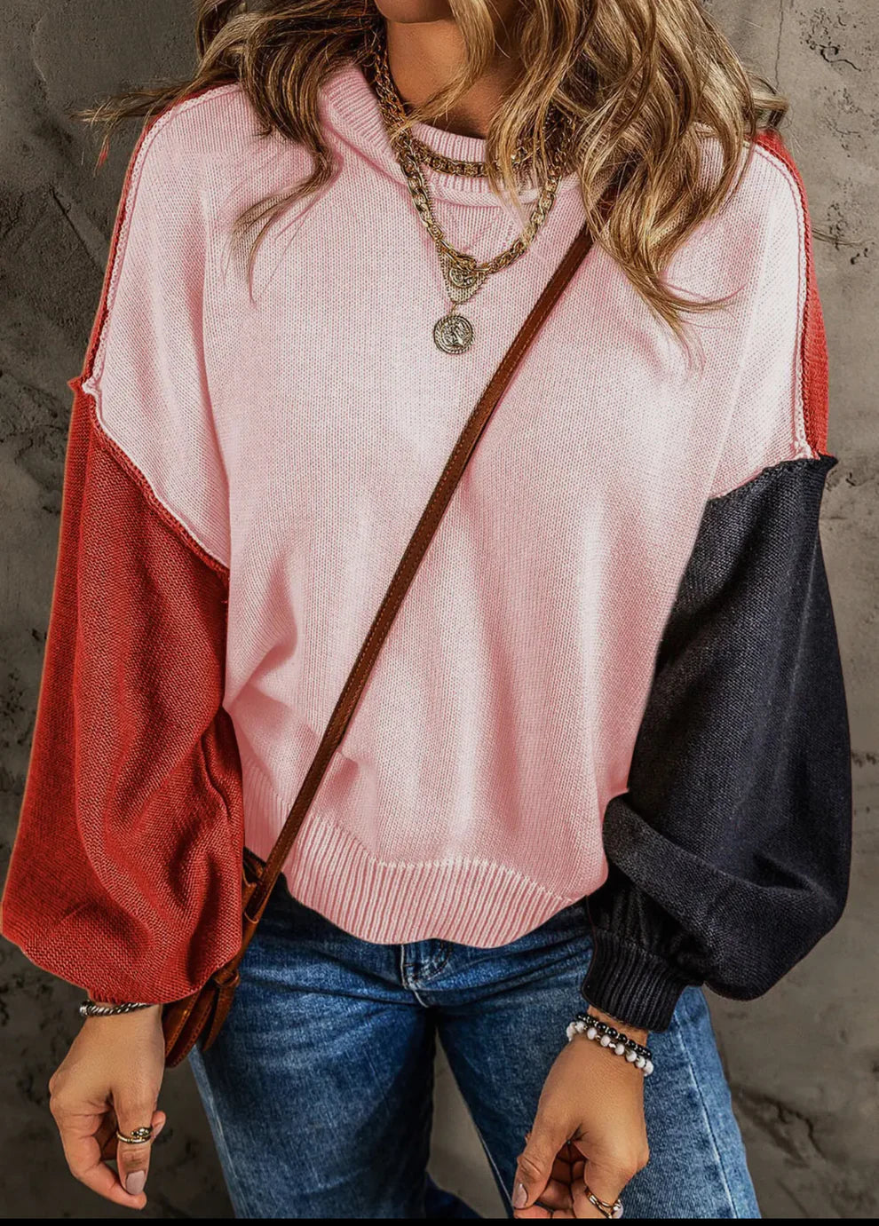 Carlalie | Farbblock-Pullover für Damen
