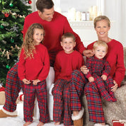 Kariertes Weihnachts-Pyjama-Set für die ganze Familie | Merry Bright PJs