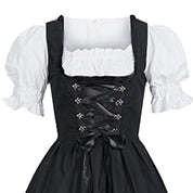 Fabiola | Dirndl Bayerisches Oktoberfest Trachtenkleid mit Schürze