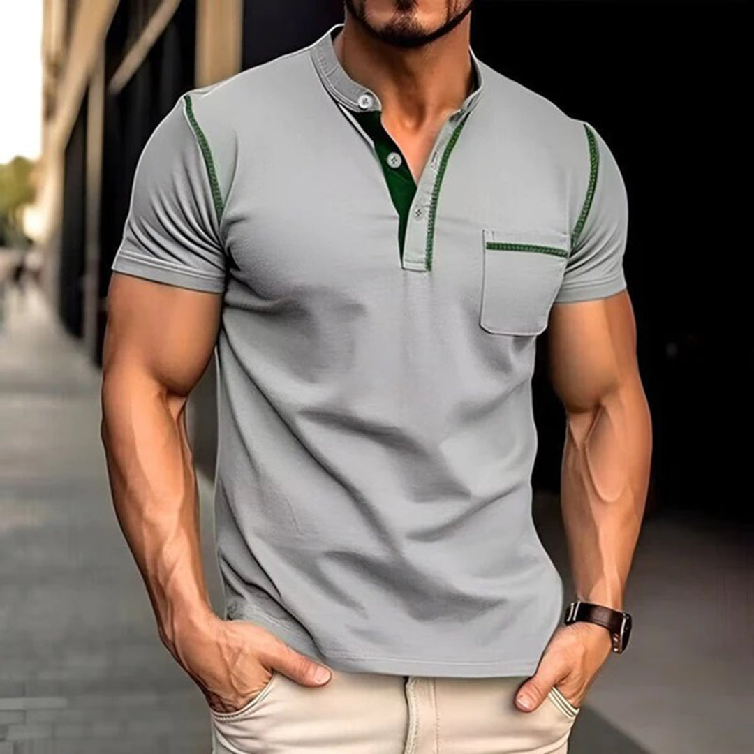 Salvatore | Poloshirt mit Kontrastsaum für Herren