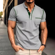 Salvatore | Poloshirt mit Kontrastsaum für Herren