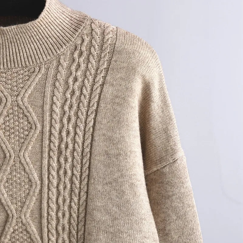Lässiges und stylisches Herbst-Set aus Pullover und Hose für Damen | Cyprianne