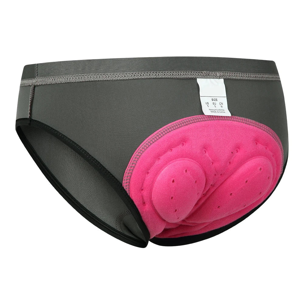 Damen Radunterwäsche | 3D gepolsterte, stoßabsorbierende MTB Radhose | Hanaz