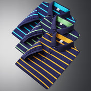 Contis l Lässiges gestreiftes Poloshirt für Herren