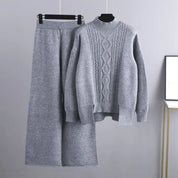 Lässiges und stylisches Herbst-Set aus Pullover und Hose für Damen | Cyprianne