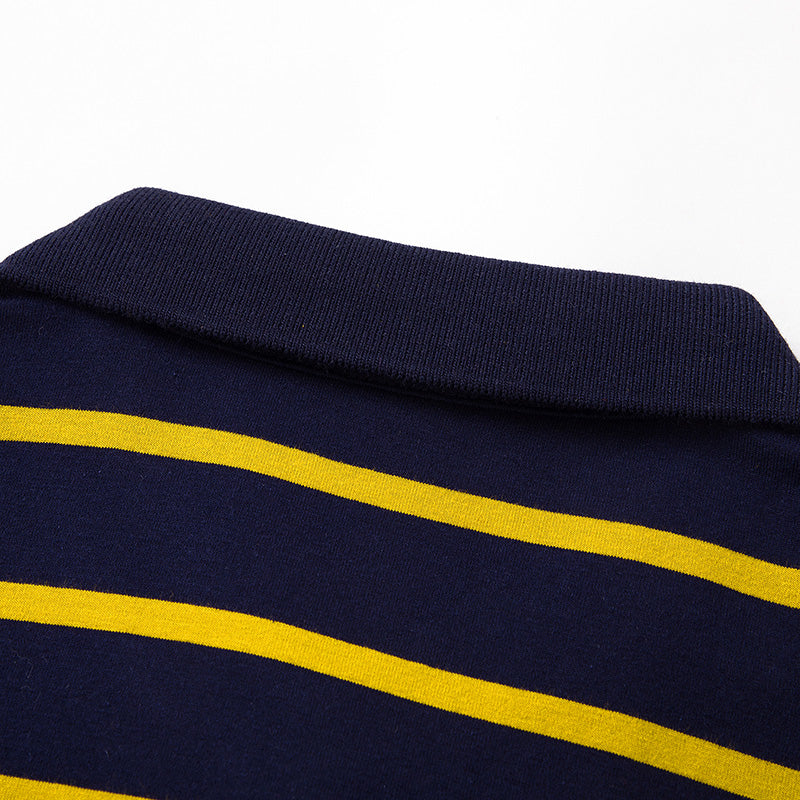 Contis l Lässiges gestreiftes Poloshirt für Herren