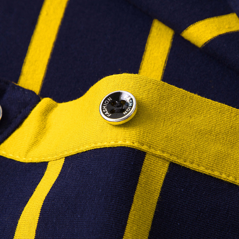 Contis l Lässiges gestreiftes Poloshirt für Herren