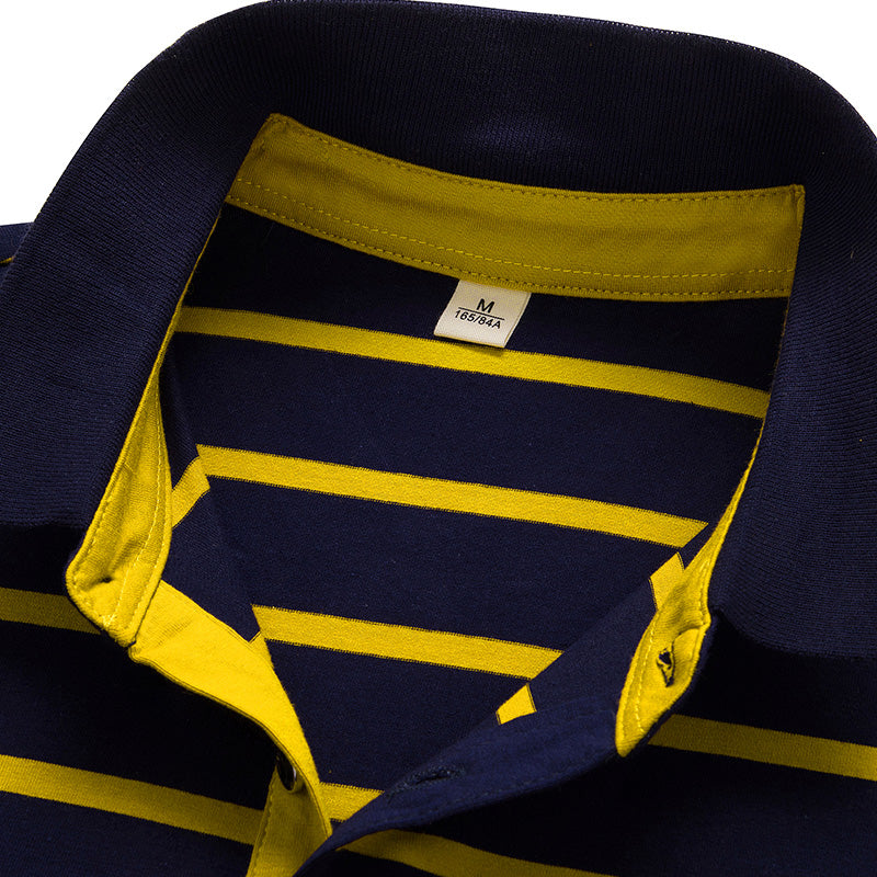 Contis l Lässiges gestreiftes Poloshirt für Herren