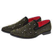 Catriope l Luxuriöse Herren-Loafer mit Nietenverzierung