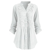 Carol l Lange Bluse mit Puffärmeln für Damen