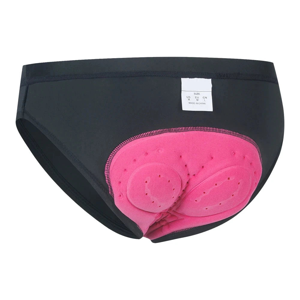 Damen Radunterwäsche | 3D gepolsterte, stoßabsorbierende MTB Radhose | Hanaz