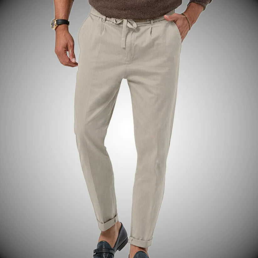 Vicko | Slim-Fit-Leinenhose für Herren