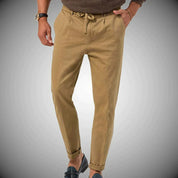 Vicko | Slim-Fit-Leinenhose für Herren