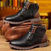 Lederstiefeletten mit Reißverschluss | Tyson