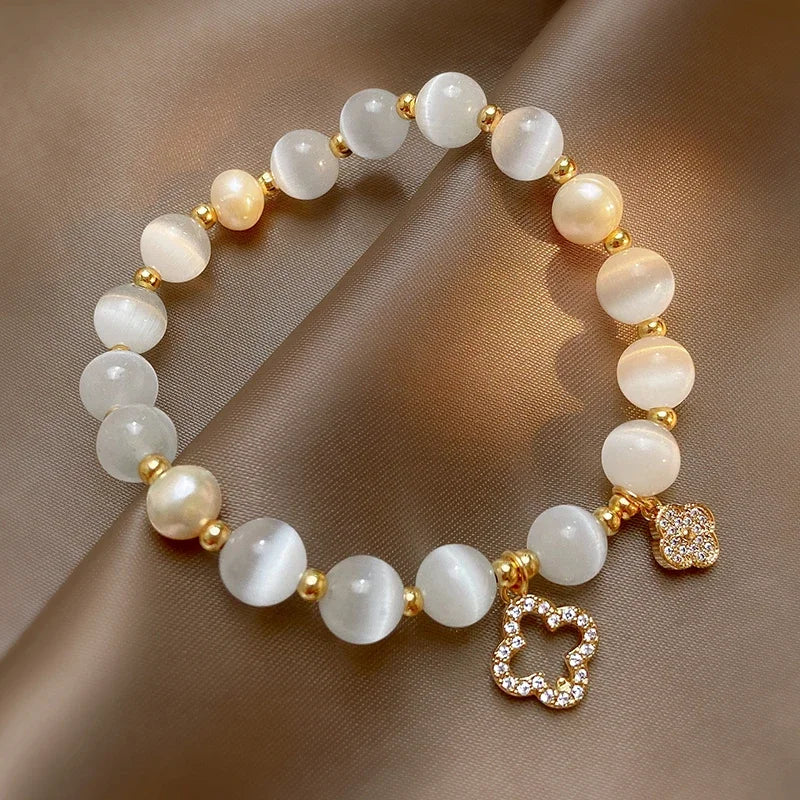 Chain Goddess l Modische Frauen Kristall Perlenschmuck Armbänder - Muttertagsgeschenk