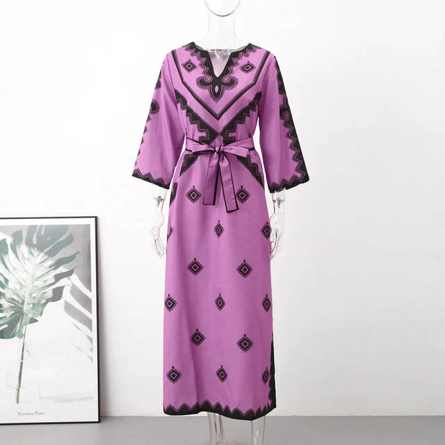 Monroe | Bohemian-inspiriertes mittellanges Damenkleid