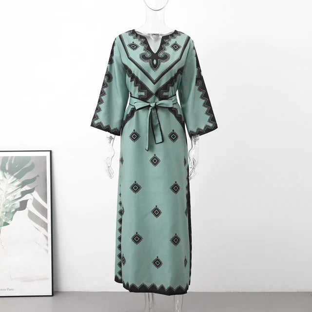 Monroe | Bohemian-inspiriertes mittellanges Damenkleid