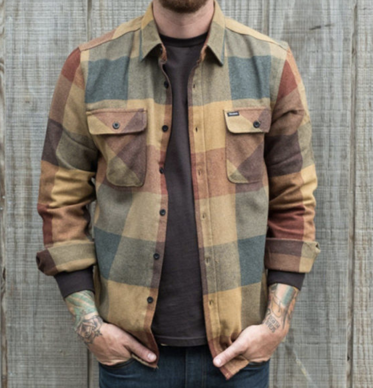 Nael l Karierte Herrenbluse