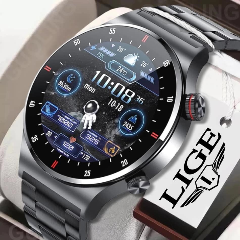 IntelliWrist l Premium Herren Smartwatch