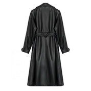 Glänzender reflektierender Trenchcoat aus Lackleder für Damen | 2025 Perfekter Wintermantel | Jammeta