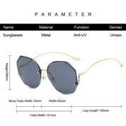 Luxuriöse Sonnenbrille mit Farbverlauf l Joelle