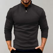 Jose l Warmer Herrenpullover mit Reißverschluss
