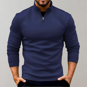 Jose l Warmer Herrenpullover mit Reißverschluss