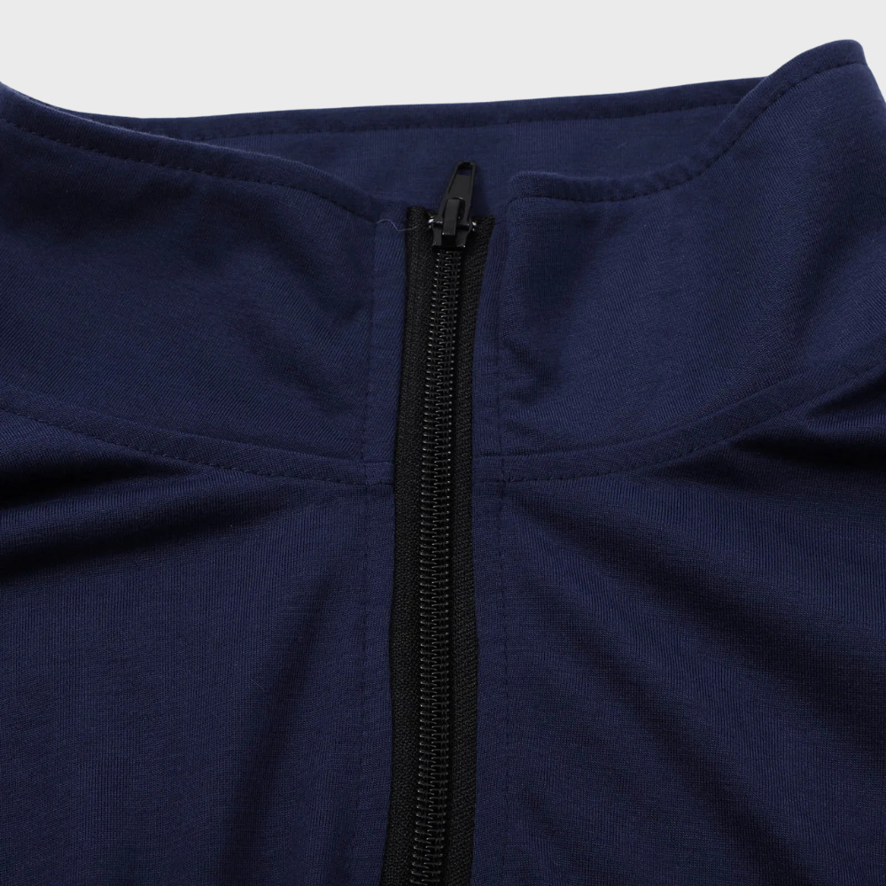 Jose l Warmer Herrenpullover mit Reißverschluss