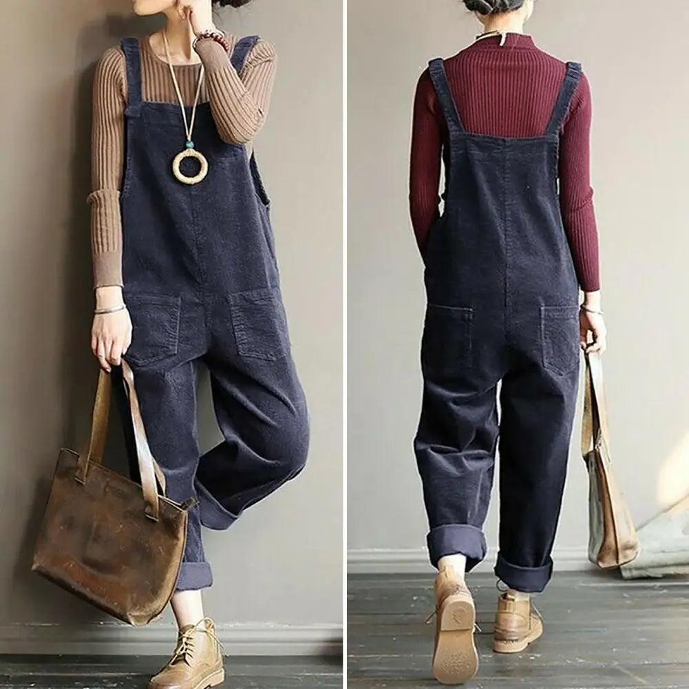 Alondra | Cord-Streetwear-Jumpsuit für Damen