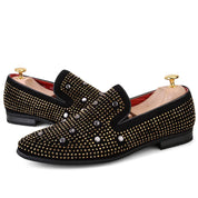 Catriope l Luxuriöse Herren-Loafer mit Nietenverzierung
