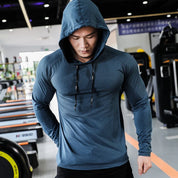 FitnessChamp | Herren-Sport-Hoodie für Muskeltraining Schnell trocknende Jacke