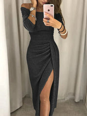 Meska l Elegantes Glitzer-Abendkleid