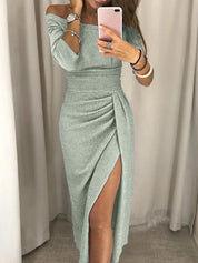 Meska l Elegantes Glitzer-Abendkleid