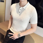 Gideon | Gestricktes klassisches Herren-Poloshirt