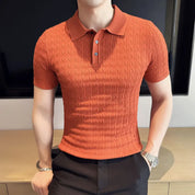 Gideon | Gestricktes klassisches Herren-Poloshirt