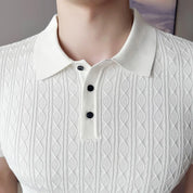 Gideon | Gestricktes klassisches Herren-Poloshirt