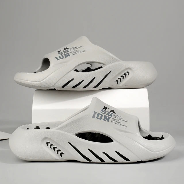CloudWalk l Sommer-Strandslipper mit dicker Sohle für Herren