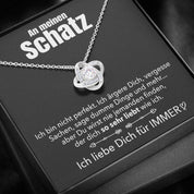 Kerin | 14k Weißgold Ausführung Halskette - An meinen Schatz - Muttertagsgeschenk