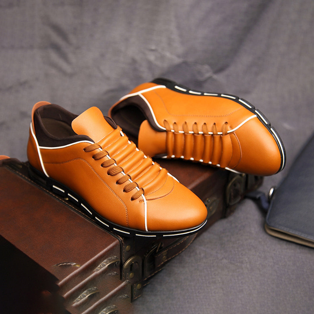 Elvio l Turnschuhe aus leder