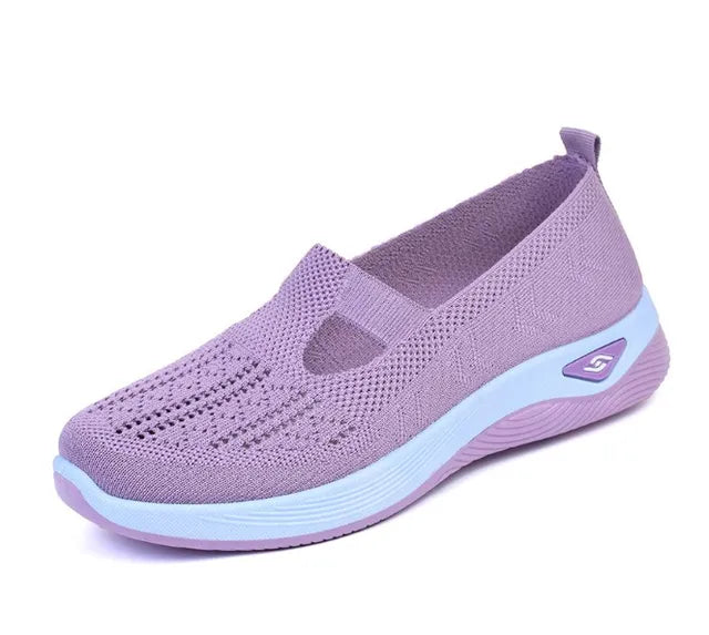 Melba l Orthopädische Slip-On-Schuhe aus Mesh für Damen
