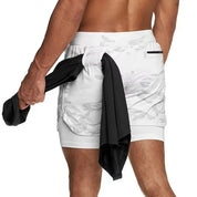 Sawyer | 2-in-1 schnell trocknende Trainings-Fitness-Shorts