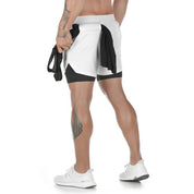 Sawyer | 2-in-1 schnell trocknende Trainings-Fitness-Shorts