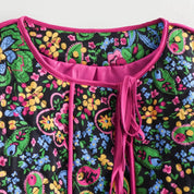 Stylischer bunt gefütterter Cardigan l Graciana