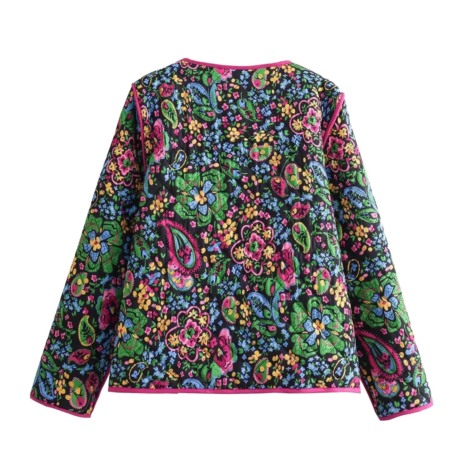 Stylischer bunt gefütterter Cardigan l Graciana