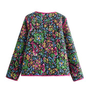 Stylischer bunt gefütterter Cardigan l Graciana