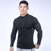 BuildPro | Atmungsaktives, schnell trocknendes Bodybuilding-Fitnessshirt für Herren