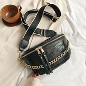 Allina Fashion l Petite Stylische Crossbody-Tasche mit Ketten-Design