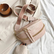 Allina Fashion l Petite Stylische Crossbody-Tasche mit Ketten-Design