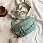 Allina Fashion l Petite Stylische Crossbody-Tasche mit Ketten-Design